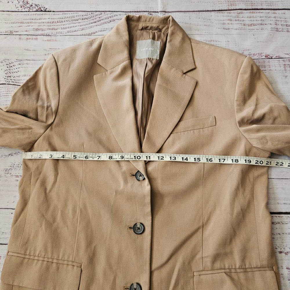 Everlane The 80s Blazer Ash Brown Casual Work Business Womens 8 - Picture 5 of 6